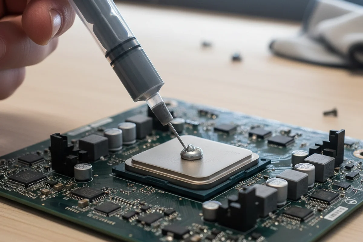 Changement pâte thermique CPU & GPU à Chailly - Réparation Ordinateur Lausanne