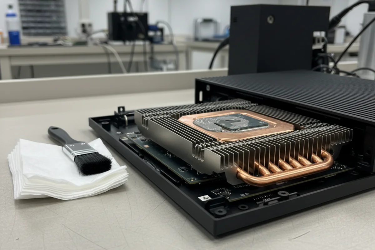 Réparation surchauffe & nettoyage console à Chailly - Réparation Ordinateur Lausanne